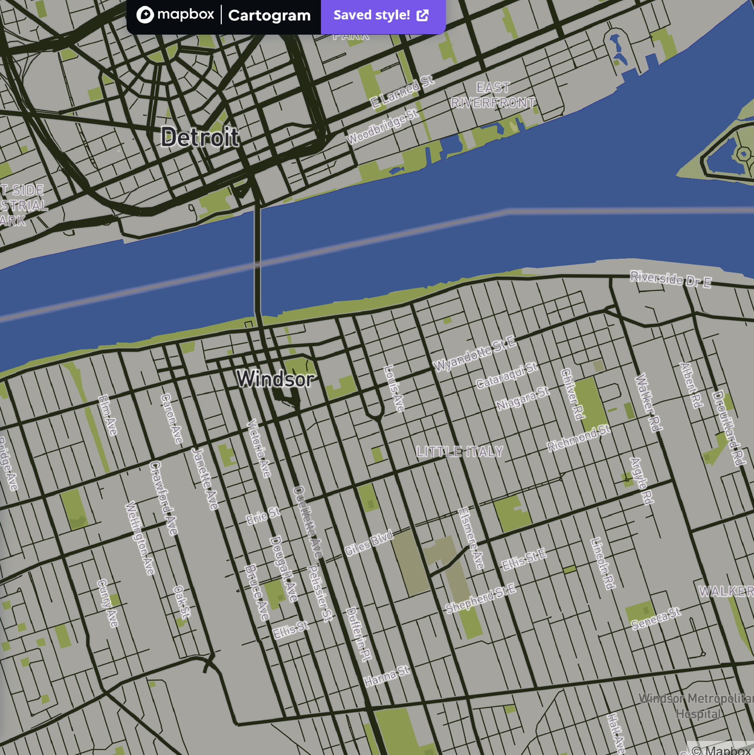 The location I chose in this image is Windsor, where I had my secondary school life, and the color is extracted from a photo of the school's front door I took