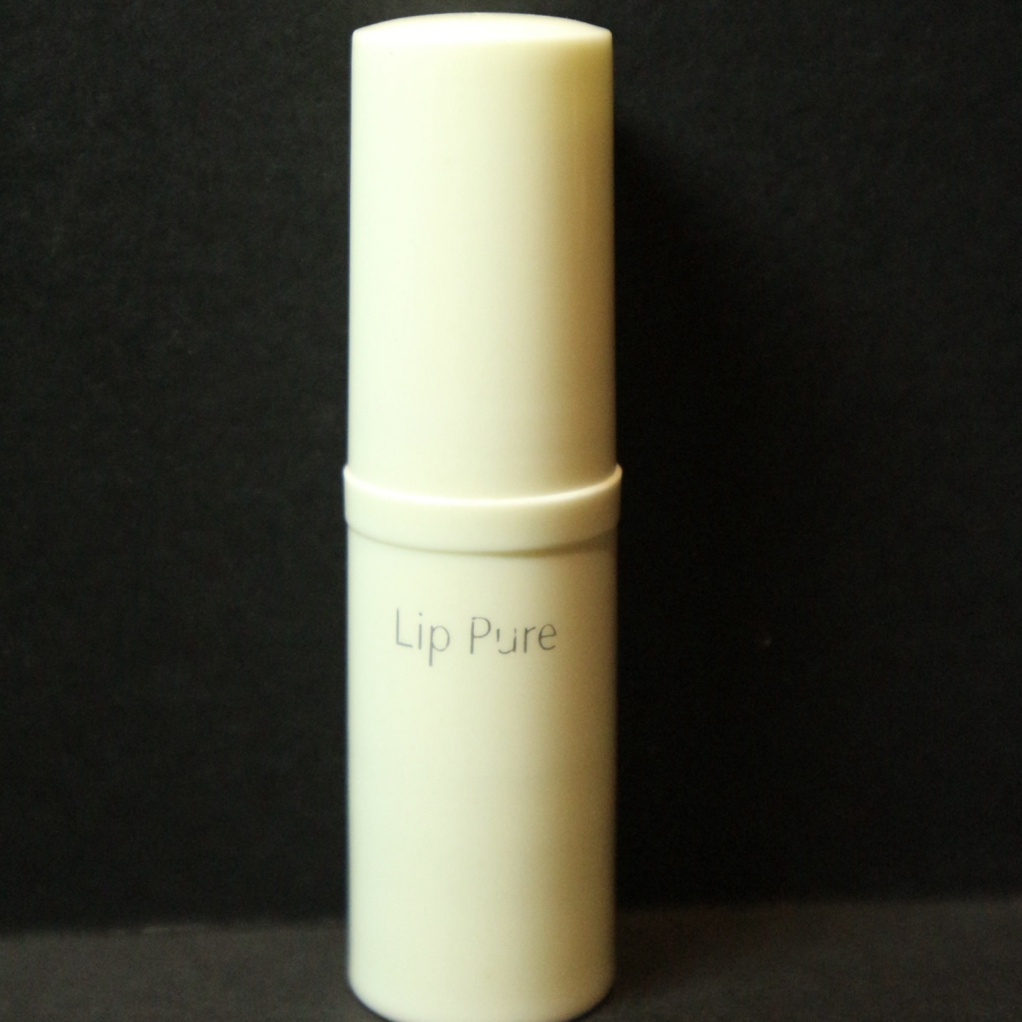 front view of a white lip balm